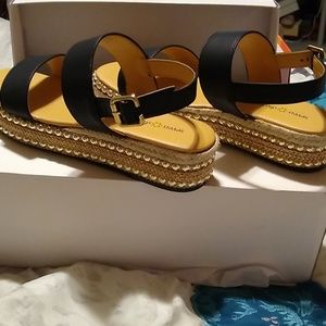 Casual comfy sandals, never worn